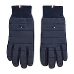 Herrhandskar Tommy Hilfiger Th Established Mix Nylon Gloves AM0AM07884 Mörkblå