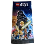 Franco Lego Star Wars Classic Kids Serviette de Bain/Piscine/Plage en Coton Super Doux 147,3 x 71,1 cm