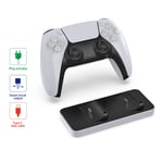 Station De Charge À Double Port Pour Sony Ps5 Playstation 5, Contrôleur De Jeu, Joystick, Chargeur, Support D'alimentation