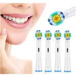 4-Pack Tandborsthuvuden Oral-B Kompatibla-EB18A