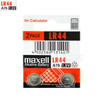 2 X Maxell Alcaline LR44 Piles 1.5V A76 AG13 303 357 L1154 SR44 Paquet De 2