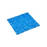 Spirella Tapis Fond de Baignoire Pebble 54x54cm Bleu Clair