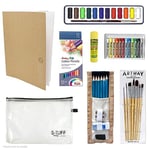 Artway Essentials Art Kit/GSCE Course Kit – Back to School Art Supplies – Ideal starter art set for GCSE students studying creative/art courses.