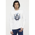 T-shirt Lee Cooper  T-shirt ALOUPO Ivory