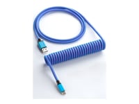 Cablemod Classic - Tastaturkabel - Usb (Hann) Til 24 Pin Usb-C (Hann) - 1.5 M - Rullet Sammen - Galaxy Blue (Light Blue On Pink)