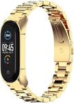 Xiaomi Mi Band 5 Stainless Steel Strap Gold