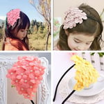 1pc Cute Kids Girls Flower Hairband Headband Hair Hoop Band Acce Light Pink