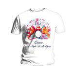 Queen - A Night At The Opera Men's T-Shirt White Medium