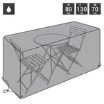 Bistro Set Waterproof Outdoor Garden Furniture Cover - Black