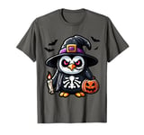 Scary Halloween Penguin Witch Hat Costume Spooky Season T-Shirt