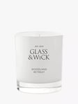 Glass & Wick Woodland Retreat Scented Candle, 220g