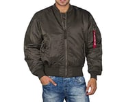 Alpha Industries Men's MA-1 Jacket, Grey (rep.grey 04) ,Small