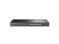 Tp-Link Omada Sg3218xp-M2, Hanterad, L2+, 2.5G Ethernet (100/1000/2500), Strömförsörjning Via Ethernet (Poe) Stöd, Rackmontering, 1U