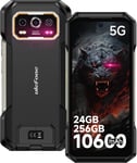 Armor 27 Pro 5G Telephone Portable Incassable,6,78"" Fhd+120 Hz,Android 14,24Go+256Go,64Mp Camera Vision Nocturne,10600Mah Smartphone Incassable 5G-Wifi/Gps/Nfc/Otg