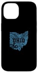 iPhone 14 Ohio Pattern in Map USA America Case