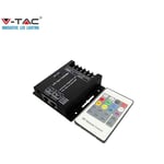 V-tac - VT-2424 sync RJ45 dimmer controller for rgb+w led strips 4 channels 6A