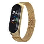 Xiaomi Mi Smart Band 4 klockarmband i milanesiskt rostfritt stål - Guld