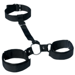 Sex & Mischief Shadow Neck Collar To Wrist Cuffs Restraint Set Hog Bondage Play