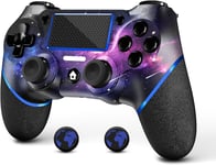 Wireless Controller Remplace Le Contrôleur Ps4, La Poignée De Jeu Sans Fil À Double Vibration Et La Batterie Rechargeable, Compatible Avec Ps4