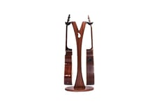 Ruach GS-1 Double support en bois pour guitare acoustique et électrique Acajou