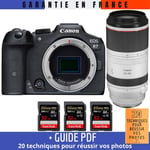 Canon EOS R7 + RF 100-500mm F4.5-7.1 L IS USM + 3 SanDisk 32GB Extreme PRO UHS-II SDXC 300 MB/s + Guide PDF ""20 techniques pour r?ussir vos photos