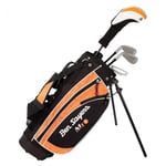 Ben Sayers M1i Junior Package Set Lightweight Right Hand with Stand Bag - Orange