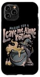 iPhone 11 Pro Halloween Making A Leave Me Alone Potion Black Cat Witch Case