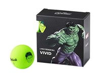 Volvik Coffret Cadeau X Marvel Balles de Golf Unisexe, Hulk, Four Ball Gift Set