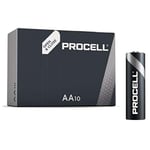 10 x Duracell AA Industrial Alkaline Batteries, 1.5V LR6 MN1500 Replaces Procell