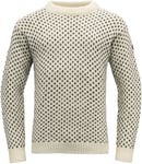 Devold nordsjø wool sweater (herre) - offwhite  - XXL - Naturkompaniet