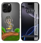 Coque Silicone Transparent pour IPHONE 16 Pro Max (6.9) Design Mono Dessins