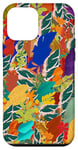 Coque pour iPhone 12 mini Forest Floral compatible avec MagSafe et coque antichoc