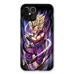 iPhone 12 Pro Max Manga Dragon Ball Sangohan Purple Case