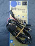 Kit de cables WALLIS- adaptateur RCA/PERITEL - magnétoscope à téléviseur(311421)