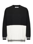 Bicolour Knit Sweater Black Mango