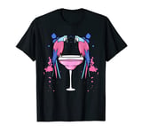 Parrot Birdline Mixed Drink Cocktail Shot Alcohol Bartender T-Shirt