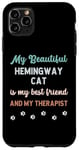 iPhone 11 Pro Max Hemingway Polydactyl Cat Owner Lover Therapist And Friend Case