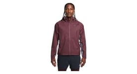 Veste impermeable nike storm fit trail cosmic peaks rouge homme