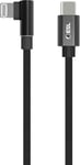 ESL USB-C till Lightning gamingkabel 1 m (svart)