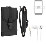 For Samsung Galaxy S23+ + EARPHONES Belt bag outdoor pouch Holster case protecti