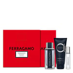 Salvatore Ferragamo MAN 100ml Eau De Toilette Gift Set with 10ml EDT & Shower Ge