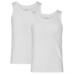 Resteröds 2P Bamboo Tank Top Hvit X-Large Herre