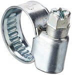 Gardena Pince à tuyau: Pince à tuyau en acier inoxydable pour la fixation de tuyauterie, Zone de serrage 10-16 mm (1/2 Pouce), bande passante de 9 mm, fil de ver (7190-20)