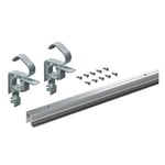 Profilé de coulissage - alu - ferrures WingLine L - noir - 2400 mm HETTICH