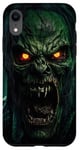 iPhone XR Yellow Eyes Blood Zombie Creature Case