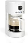 Cuisinart Filter Coffee Machine, Instant Coffee, Pebble, DCC780WU, 2 l Capacity