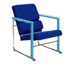 HEM - Experiment Lounge Chair 502, Blue/Ultramarine - Nojatuolit - Monivärinen - Metalli/Puu/Vaahto