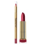 Max Factor Colour Elixir Rose Nude Lipstick and Lip Liner Bundle