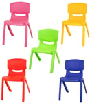 Stackable Kids Children Plastic Chair Up To 60kg