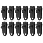 Asixxsix Tent Clip, 12Pcs Lightweight Tent Fixed Buckle, Nylon for Tents Outdoor